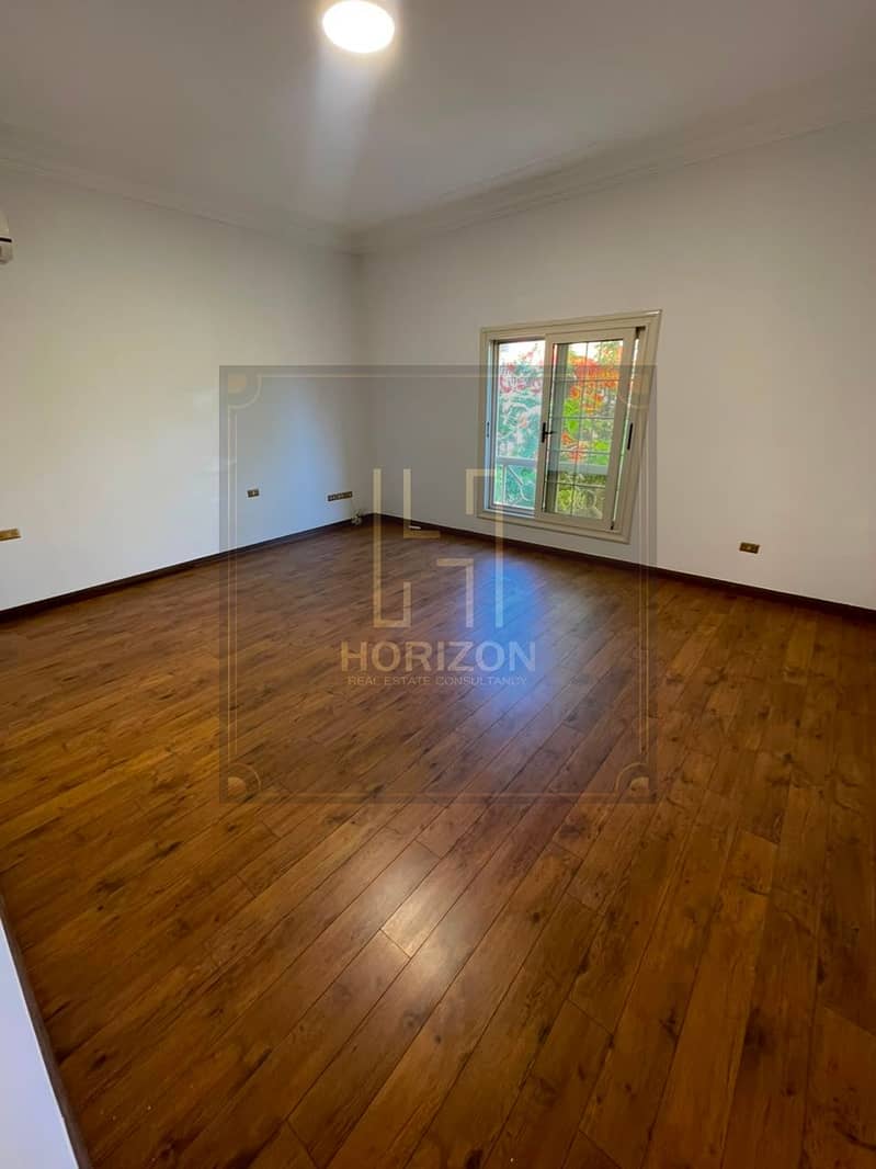 Semi Furnished Villa 5rooms + Nanny rent Compound Katameya Hills New Cairo - Widok 4
