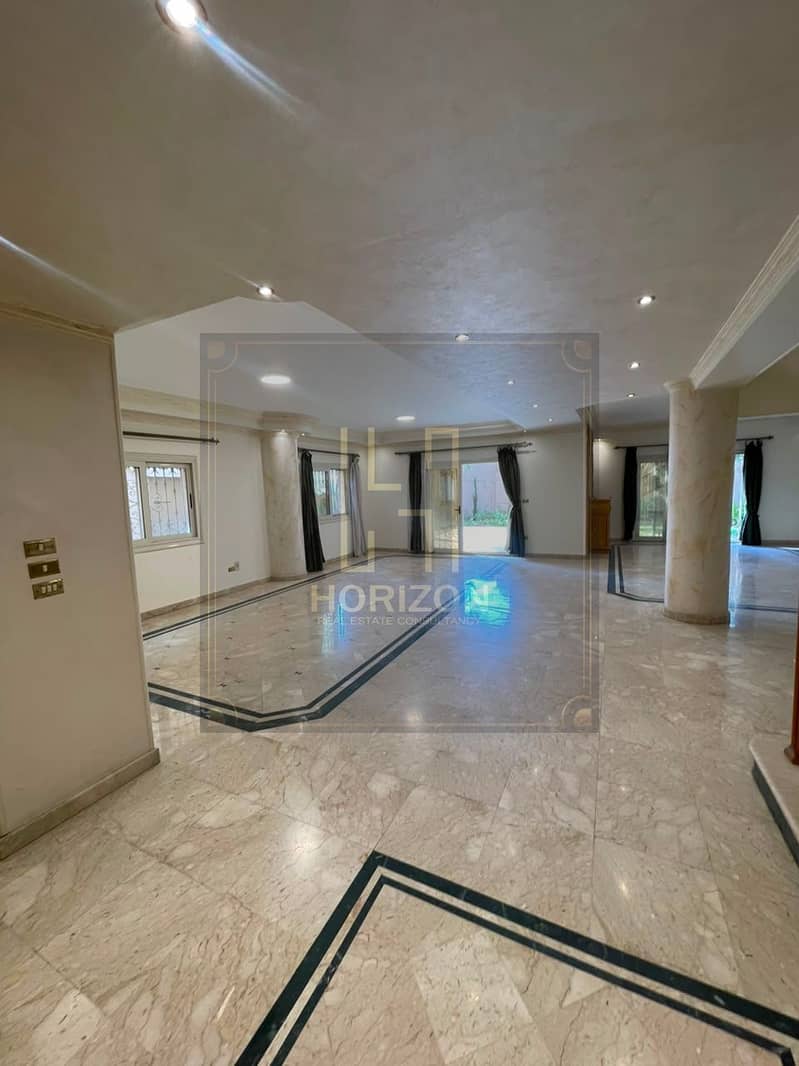 Semi Furnished Villa 5rooms + Nanny rent Compound Katameya Hills New Cairo - Widok 5