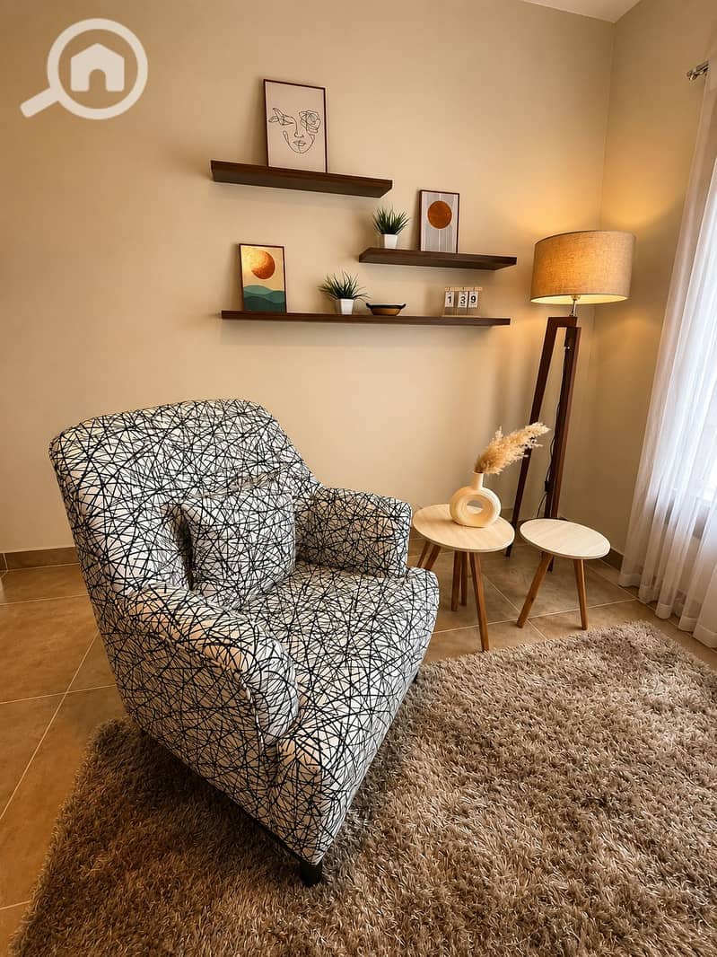Luxury Furnished Apartment with Direct Pyramids View for Annual Rent in Pyramids Heights Compound with open view terrace - Vaade 6