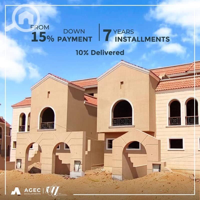 For sale: Townhouse villa with immediate delivery in Maadi View Compound, Shorouk, on the Suez Road, opposite Madinaty and next to La Vista and Hassan – pohled 6