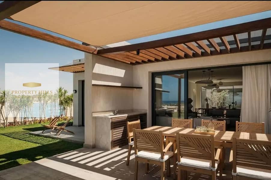 Villa for sale in Beit Al-Bahr – North Coast, fully finished, directly on the sea, prime location. – pohled 2