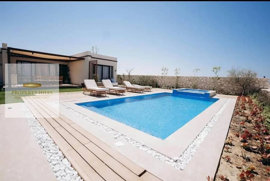 Villa for sale in Beit Al-Bahr – North Coast, fully finished, directly on the sea, prime location. – pohled 3