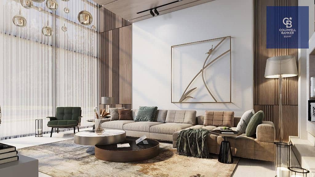 Own a 215m² corner townhouse, fully finished, in a prime location with a distinctive view in Saada Boutique Compound - New Cairo - 6th Settlement - wi - Ansicht 5