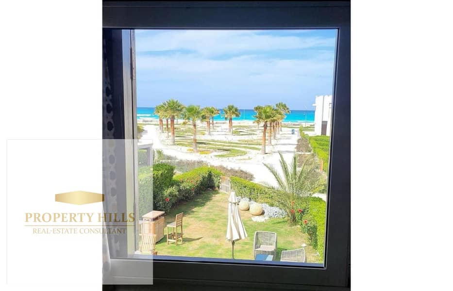 Lowest-priced fully finished 3-bedroom chalet with ACs in La Vista Ras El Hekma. Ready for viewing & immediate delivery. Best payment plan. - Vista 4