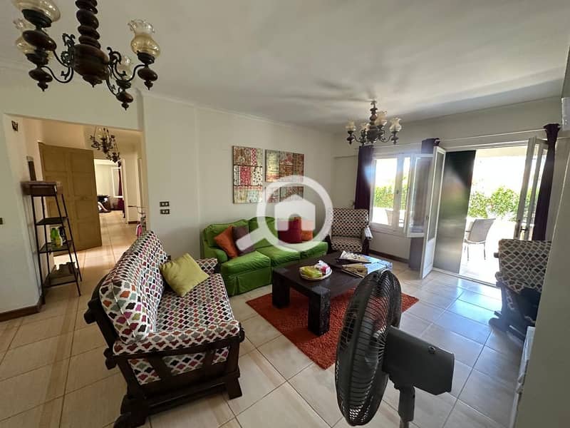 For rent: a ground floor chalet with a garden, 3 bedrooms, air-conditioned, in Green Beach Village, North Coast. - Widok 4