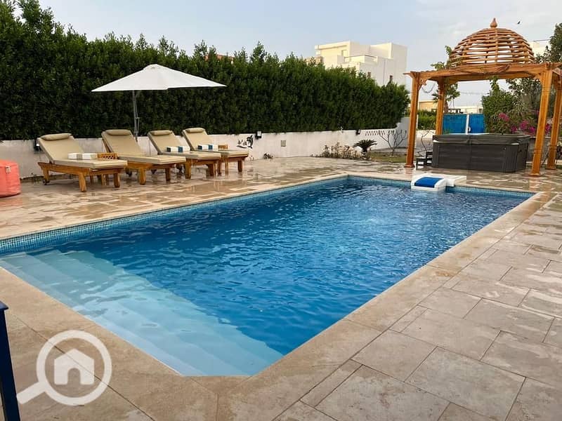 Luxurious villa for daily rent in Sahl Hasheesh, Hurghada, enjoy sophistication, complete privacy, and tranquility. - Ansicht 3