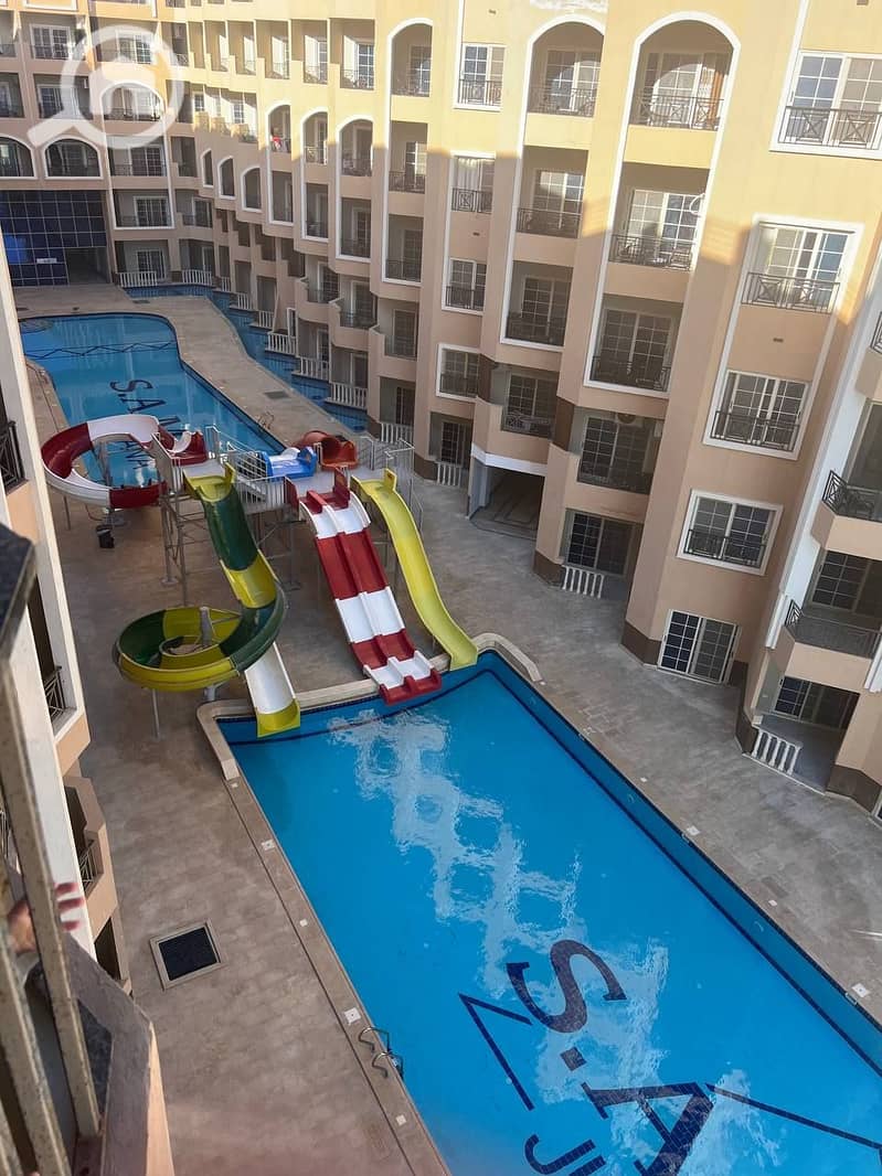 Chalet for daily rental in Hurghada with swimming pools, aquapark, and beautiful panoramic sea view. - Ansicht 2