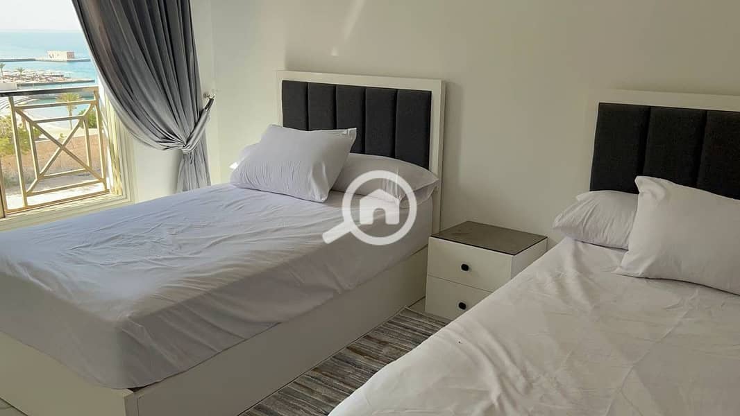 Chalet for daily rental in Hurghada with swimming pools, aquapark, and beautiful panoramic sea view. - Ansicht 5
