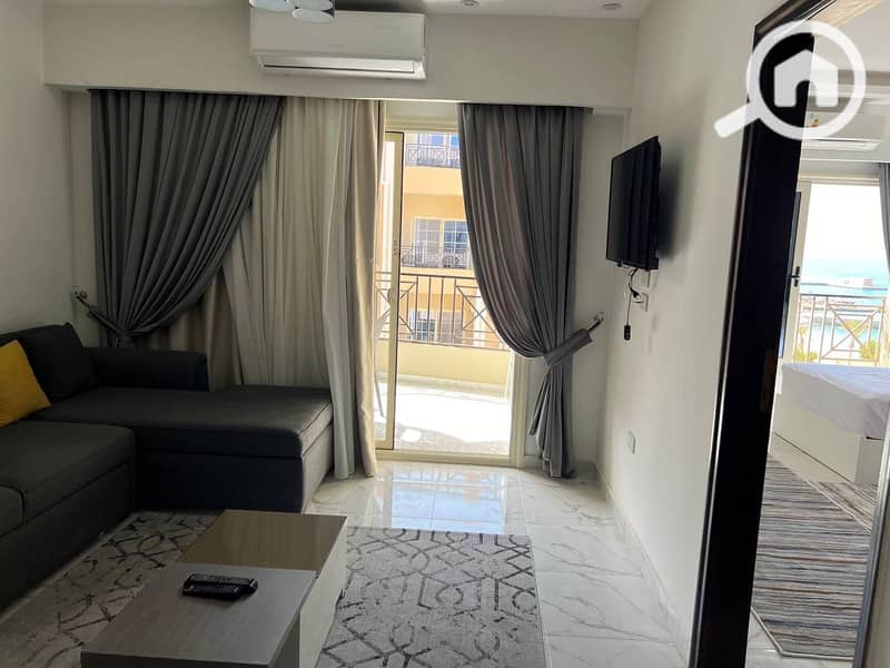 Chalet for daily rental in Hurghada with swimming pools, aquapark, and beautiful panoramic sea view. - Ansicht 6
