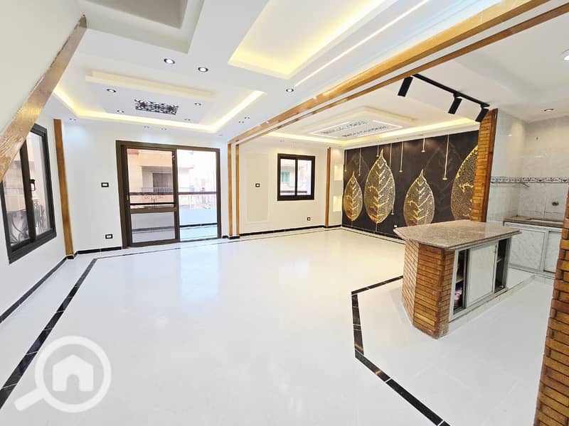 Penthouse apartment in Alexandria, Al-Nakhil Beach, next to the sea, cash or installments - Widok 3