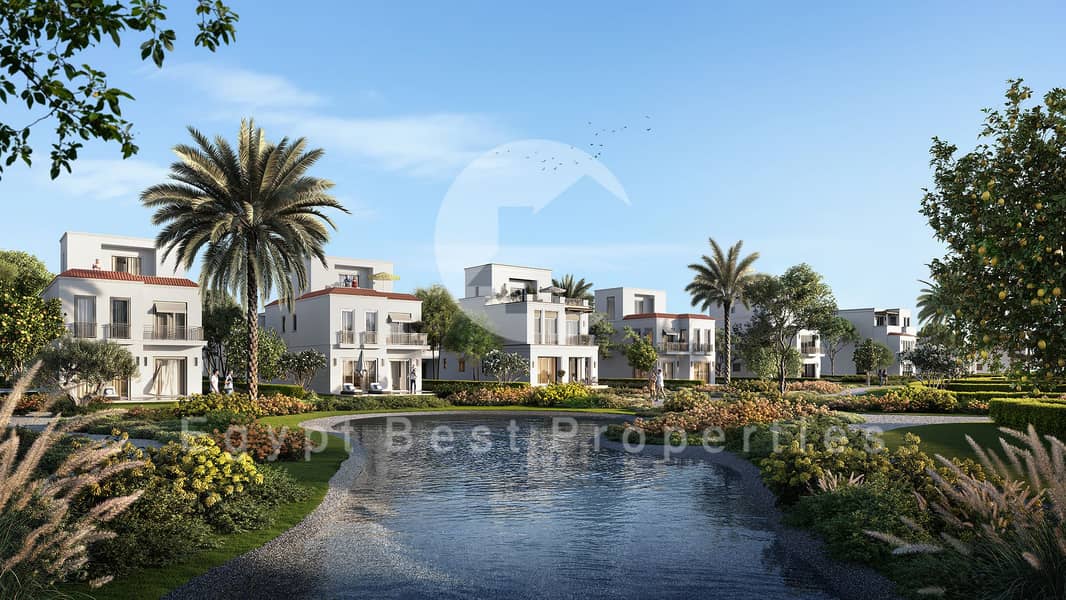 villa for rent at Mivida villa Modern As a new semi furnished a hot price - Widok 6