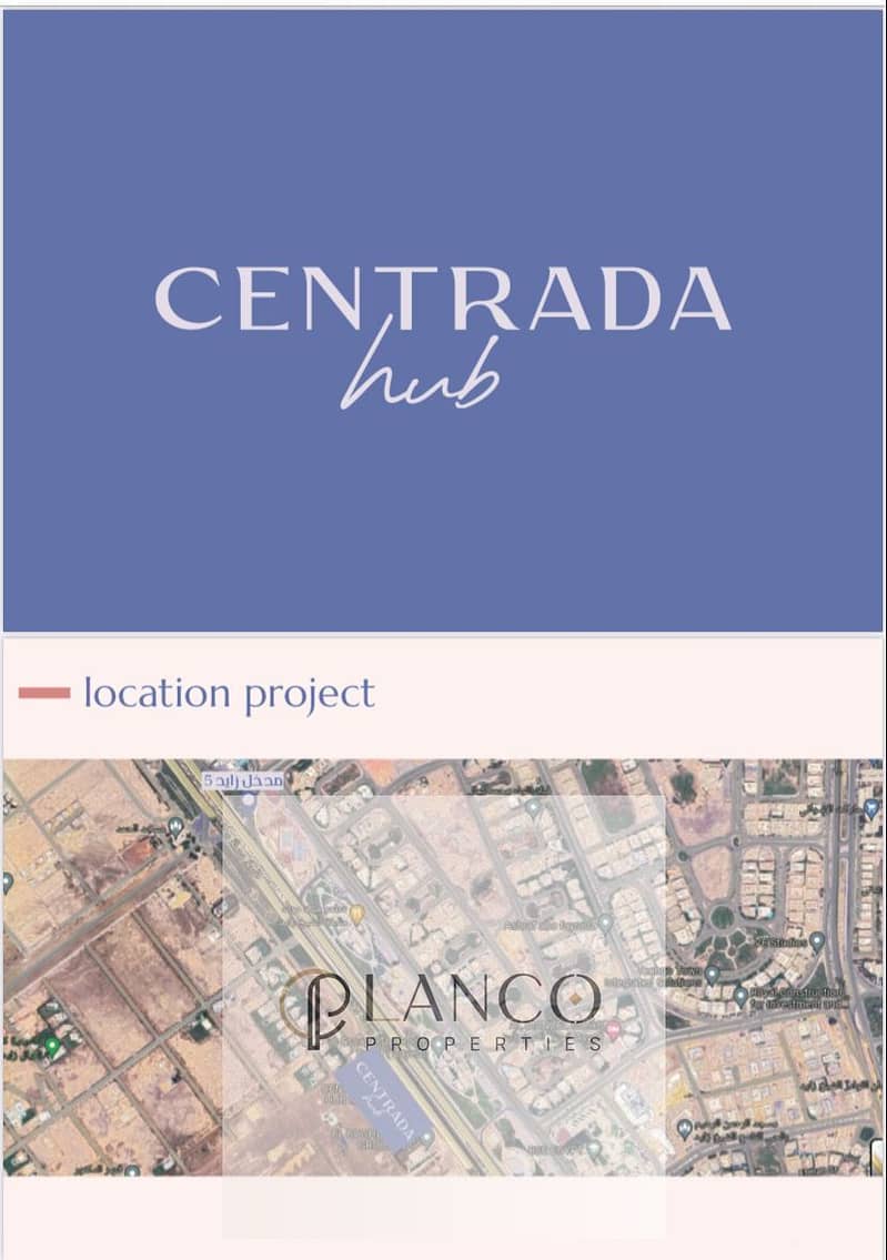 Ground floor commercial shop for sale in Centrada Hub - Weshlet Dahshur - Sheikh Zayed - Mehr