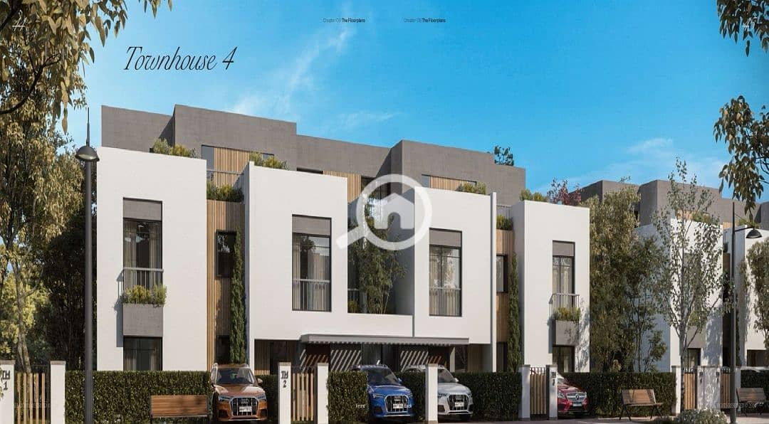 For sale, a 3-story town villa with a landscape view in LUGAR in Sheikh Zayed next to Sodic. - Ansicht 3