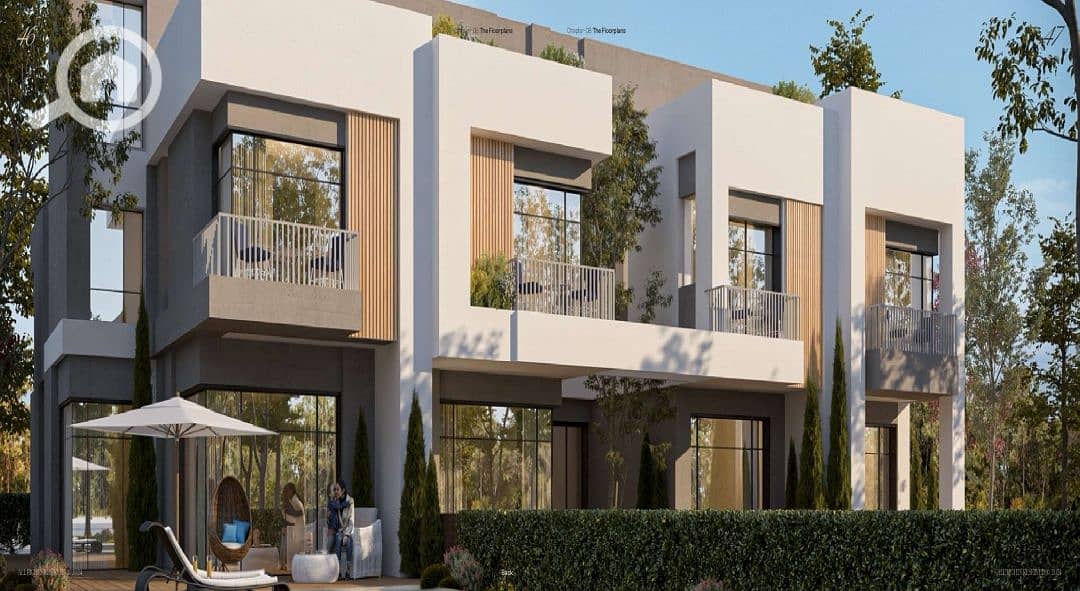 For sale, a 3-story town villa with a landscape view in LUGAR in Sheikh Zayed next to Sodic. - Ansicht 5