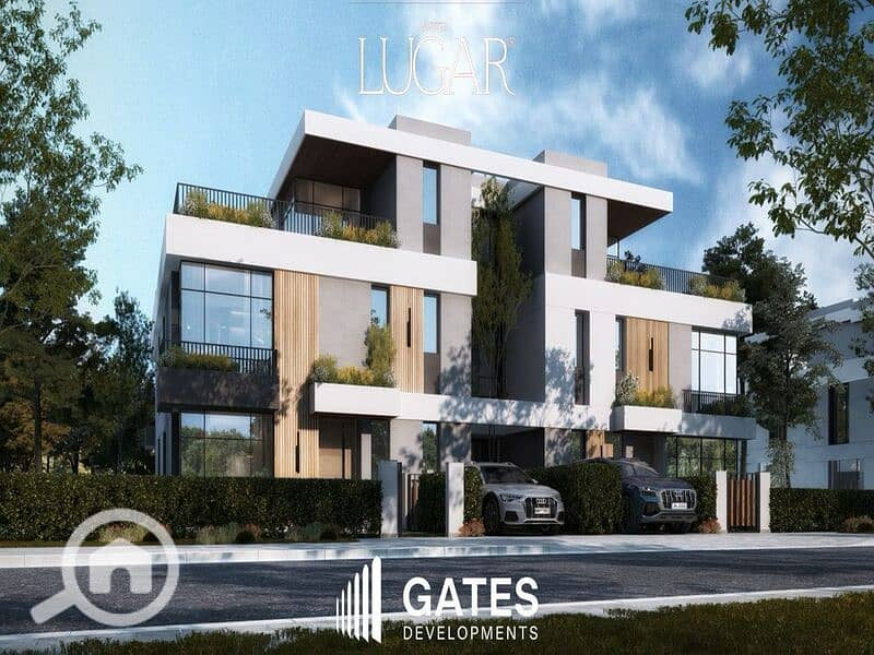 For sale, a 3-story town villa with a landscape view in LUGAR in Sheikh Zayed next to Sodic. - Ansicht 6