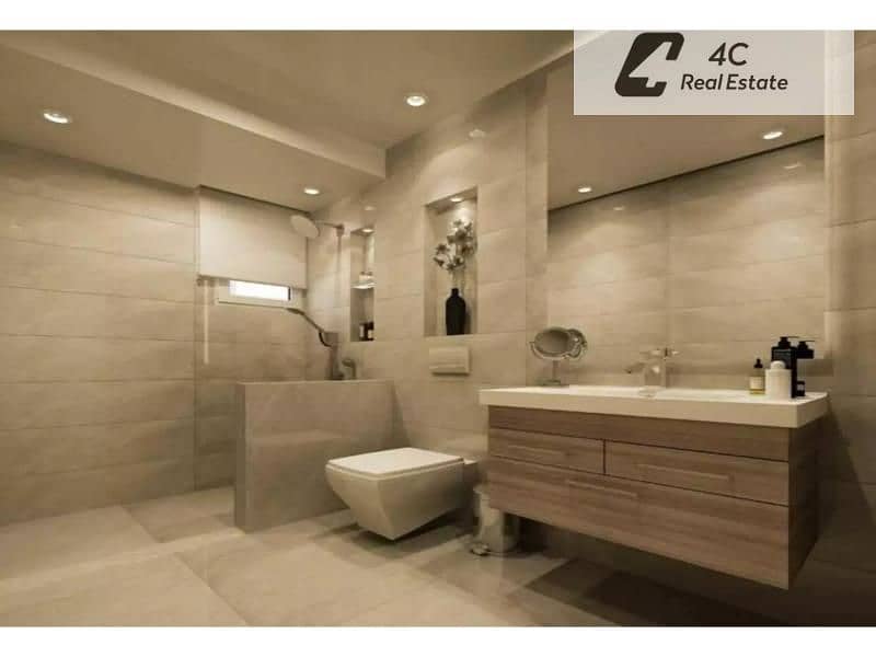 Apartment for sale, 4 rooms, immediate resale, fully finished with air conditioning, Zed East-Ora Compound, down payment and remaining installments - Widok 6