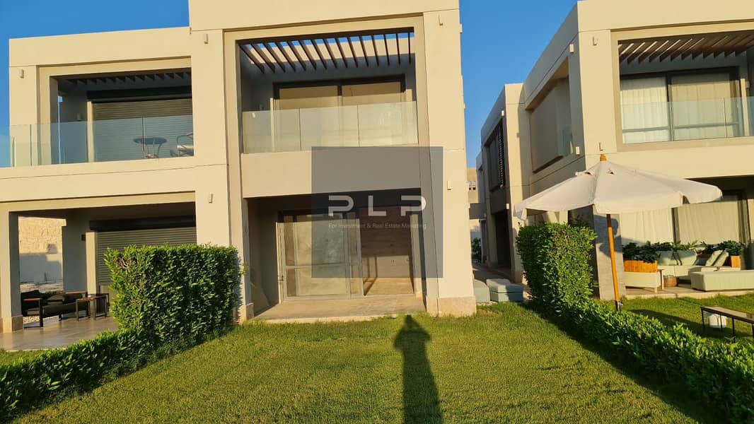 Twinhouse for sale below market price, resale, ready to move fully finished, double view sea and a swimming pool in La Vista RasEl Hikma – pohled 4