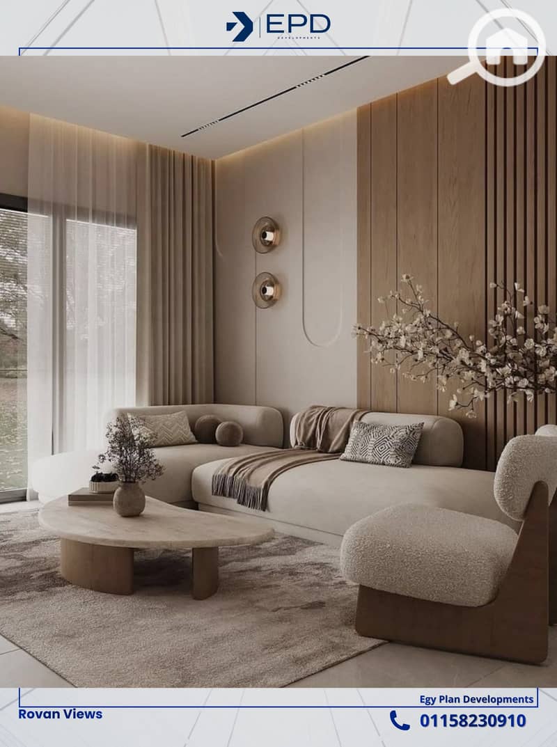 200 square meter apartment for sale in Rofan Compound in Sheikh Zayed - Mehr