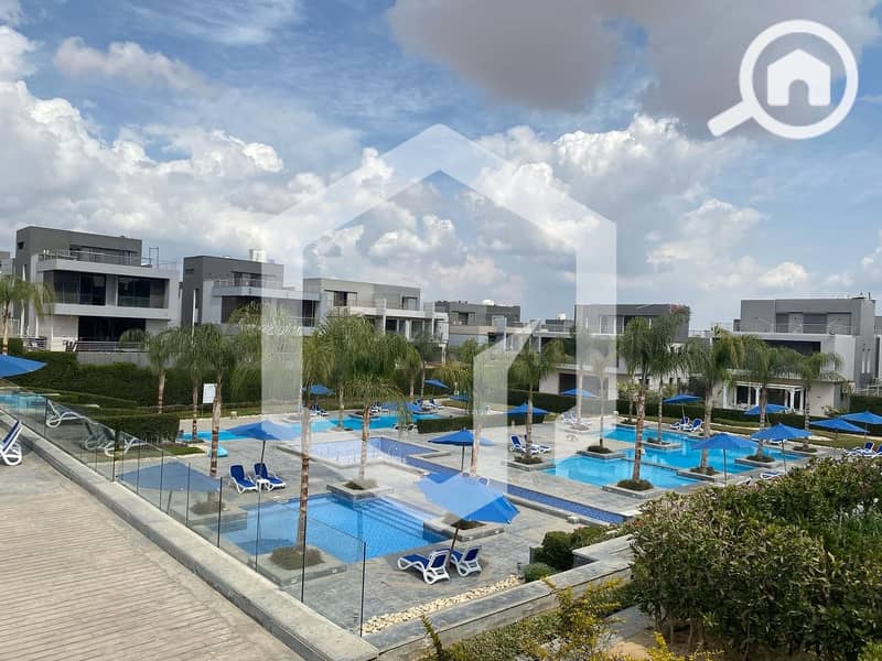 Twin House with a Private Garden in a Prime Location Ready To Move for sale in Patio Al Zahraa, La Vista, El Sheikh Zayed - Widok 3