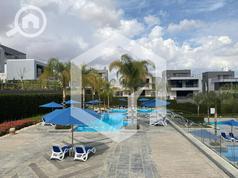 Twin House with a Private Garden in a Prime Location Ready To Move for sale in Patio Al Zahraa, La Vista, El Sheikh Zayed - Widok 4