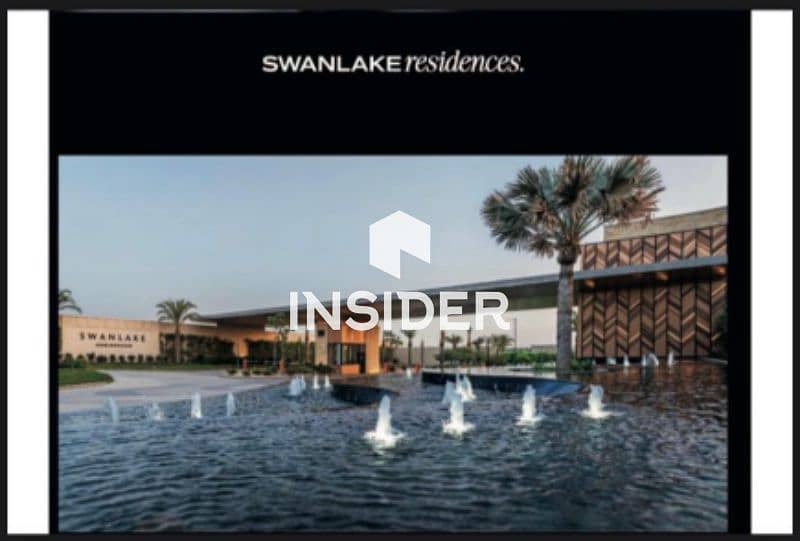 Ground apartment fully finished 210m prime location for sale at swan lake residence - hassan allam- new cairo - Ansicht 5