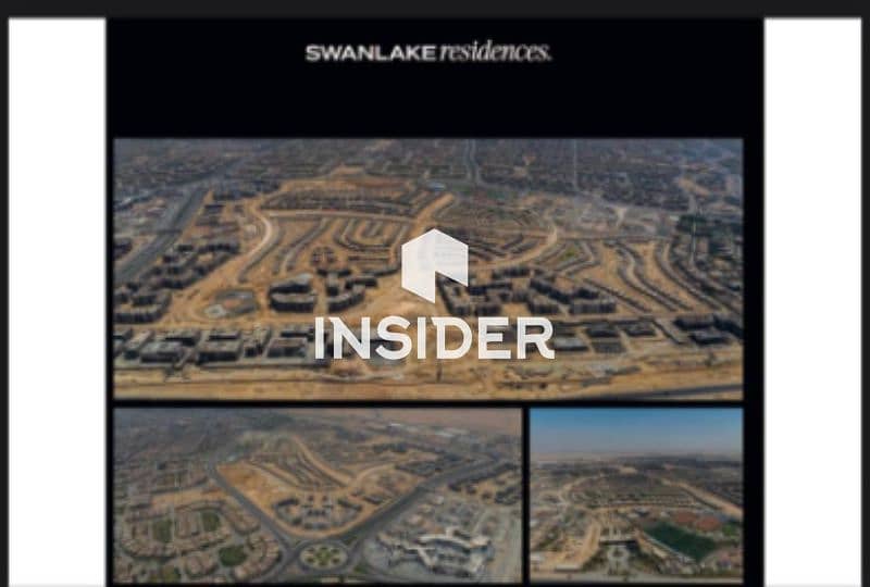 Ground apartment fully finished 210m prime location for sale at swan lake residence - hassan allam- new cairo - Mehr