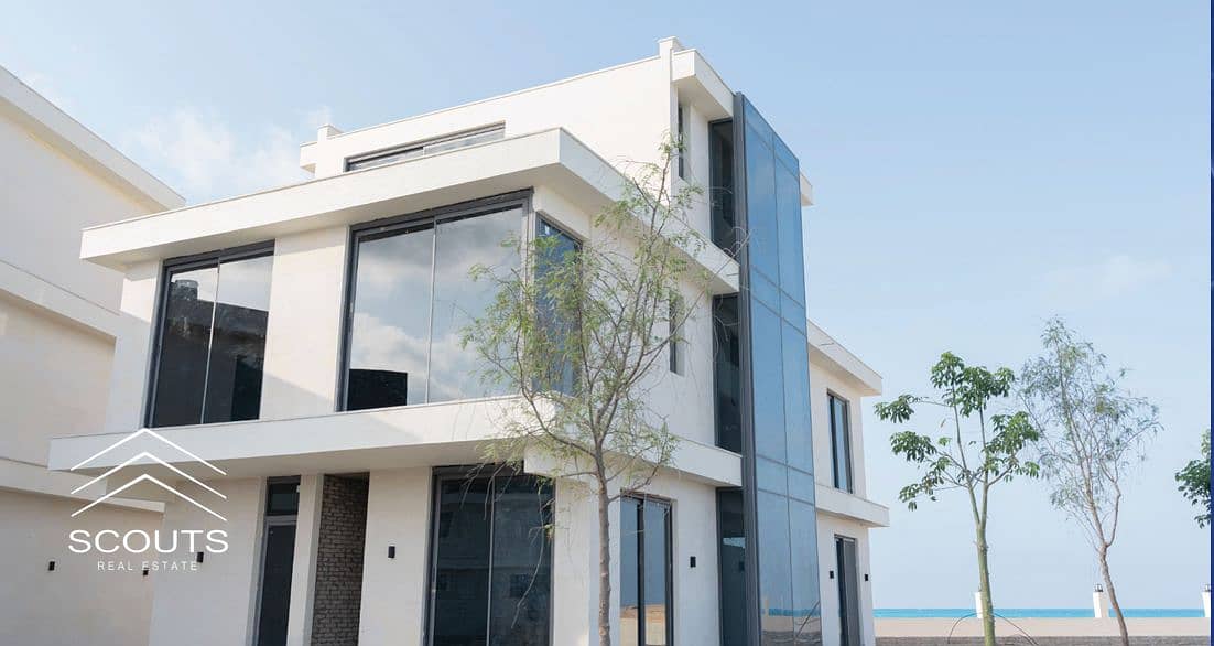 Hot Deal for sale in north coast first row Fully finished and furnished villa with appliances, ready to move in, . - Widok 2