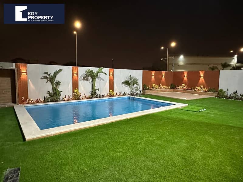 Fully Finished Luxury Villa With a Private Pool for Sale in Gardenia Park 2 - 6th of October City - Ansicht 2