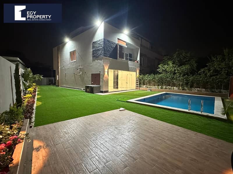Fully Finished Luxury Villa With a Private Pool for Sale in Gardenia Park 2 - 6th of October City - Ansicht 4