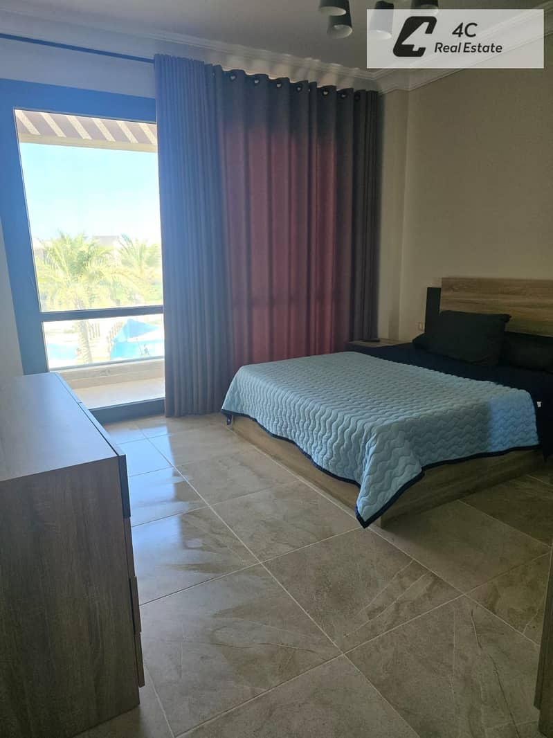 Under market price Twin house for sale 142 m fully finished ready to move bahry Very prime location view pool in Lavista ras el hekma North Coast - Więcej