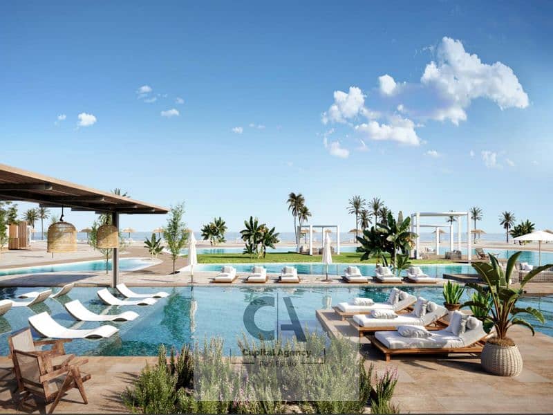 Fully finished chalet for sale in cash at Cali Coast Village Ras El Hekma near Mountain View and Jefaira Ras El Hekma | Cali Coast | Maven - Mehr