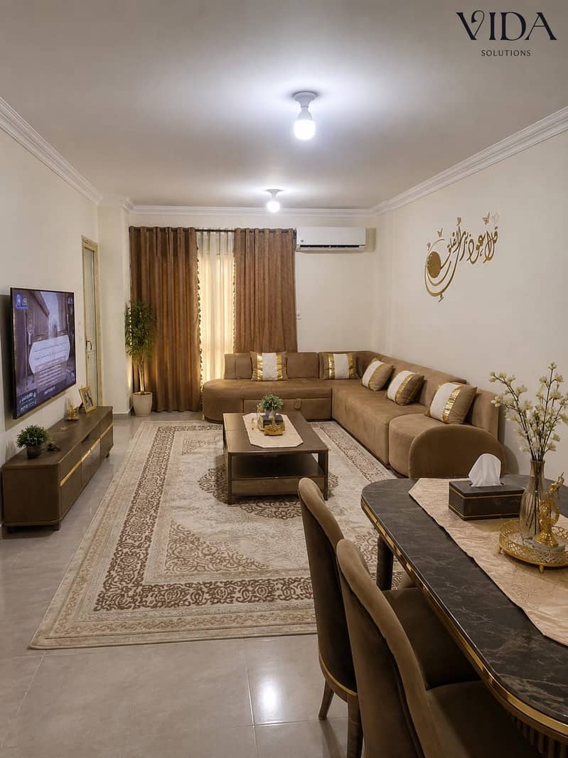 140m Apartment for sale in Jannah 2 Sheikh Zayed, North-East facing, a rare opportunity | fully finished | integrated services | 24/7 security | ready - Widok 2