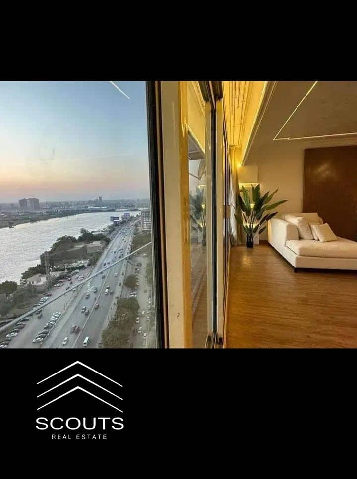 For Sale Luxurious Hotel Unit with Open Nile View /Reve Du Nil Tower Maadi - Więcej
