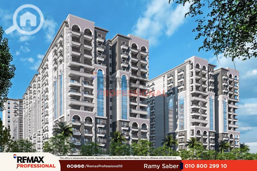 Open view apartment for sale in Murooj - Smouha - Ansicht 4