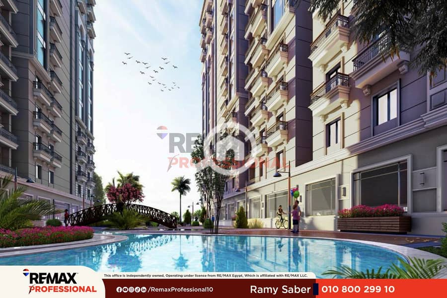 Open view apartment for sale in Murooj - Smouha - Mehr