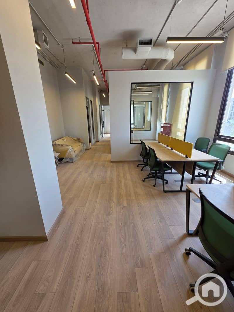 Unique administrative headquarters of 192 m fully finished for rent in the strongest location in District 5, New Cairo. - Widok 2