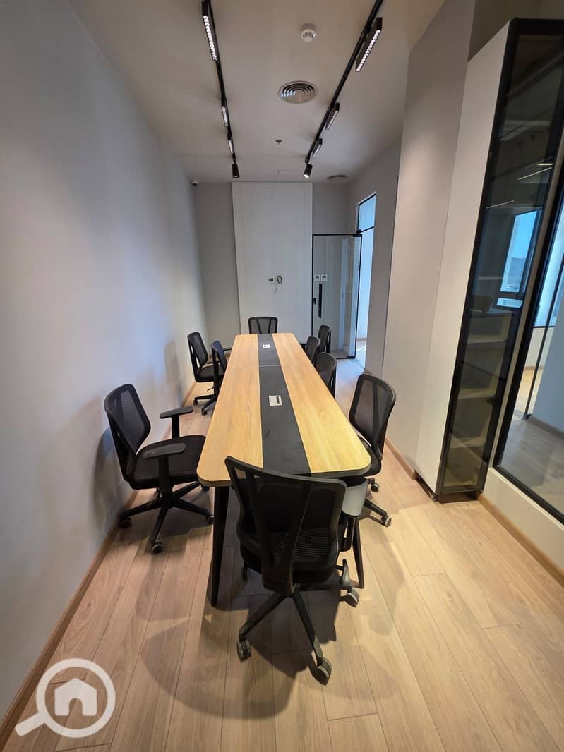 Unique administrative headquarters of 192 m fully finished for rent in the strongest location in District 5, New Cairo. - Widok 6