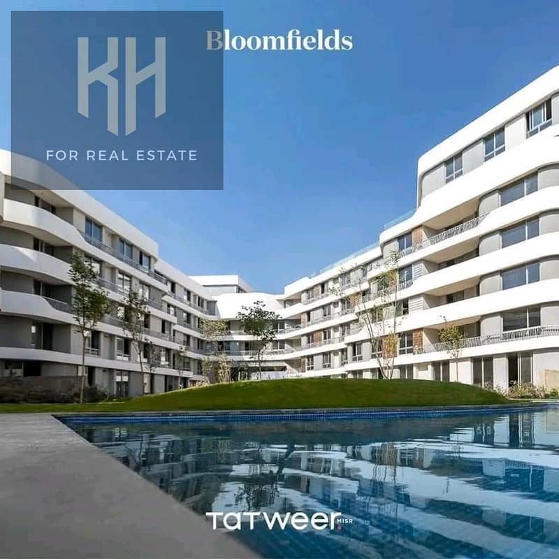 Ground floor apartment with garden for sale, immediate delivery, in Bloomfields Compound, Mostakbal City, next to Madinaty, Sarai, and New Cairo. – pohled 4