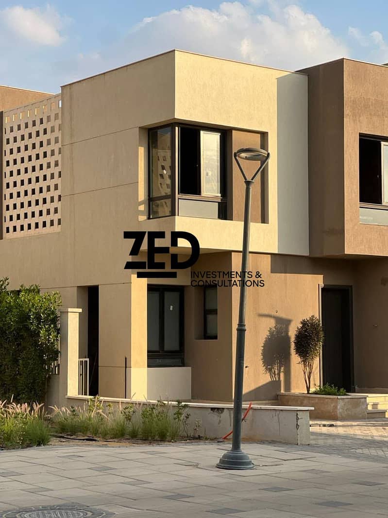 Townhouse 190 sqm installments 7 years - Badiya Palm Hills, Sixth of October City, delivery 2027 ready for inspection less than the company's price 50% - townhouse for sale RTM - Widok 4