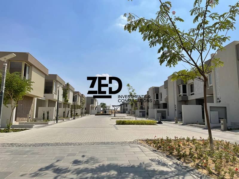 Townhouse 190 sqm installments 7 years - Badiya Palm Hills, Sixth of October City, delivery 2027 ready for inspection less than the company's price 50% - townhouse for sale RTM - Widok 5