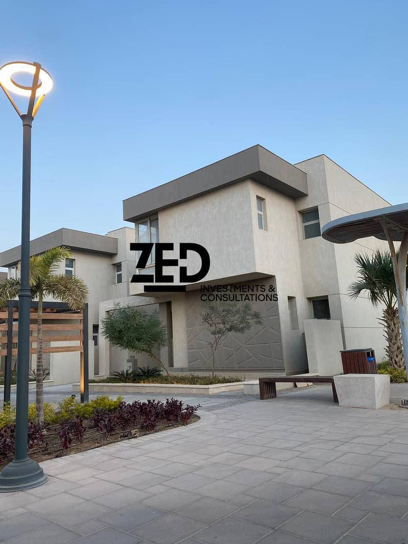 Townhouse 190 sqm installments 7 years - Badiya Palm Hills, Sixth of October City, delivery 2027 ready for inspection less than the company's price 50% - townhouse for sale RTM - Widok 6