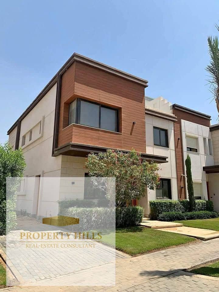 Luxury fully finished twin villa in Azzar New Cairo next to AUC. Prime open-view location. 45% limited-time discount. Perfect for living or investment - Widok 5