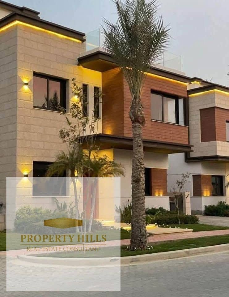 Luxury fully finished twin villa in Azzar New Cairo next to AUC. Prime open-view location. 45% limited-time discount. Perfect for living or investment - Widok 6