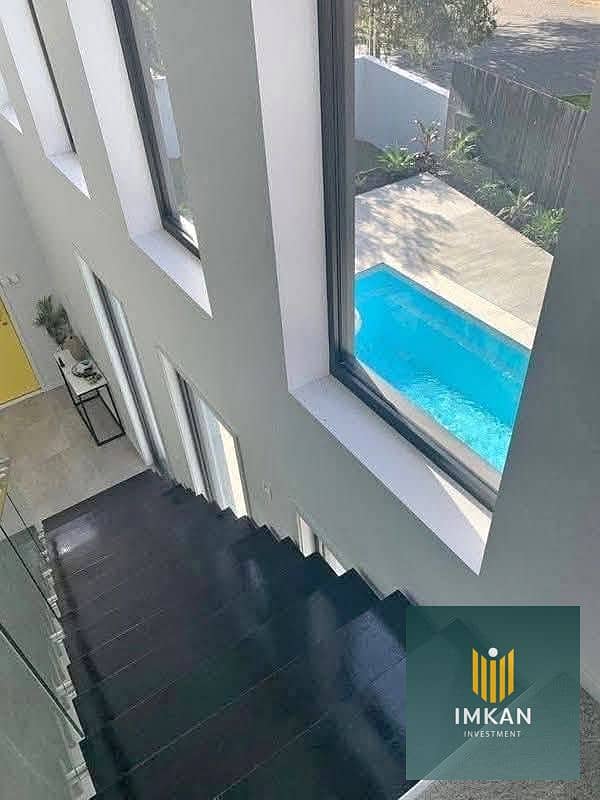 Chalet for sale, ready for immediate occupancy, fully finished, pool view, 7-year payment plan available in Malibu Ain Sokhna village (Malibu), near B - Widok 4