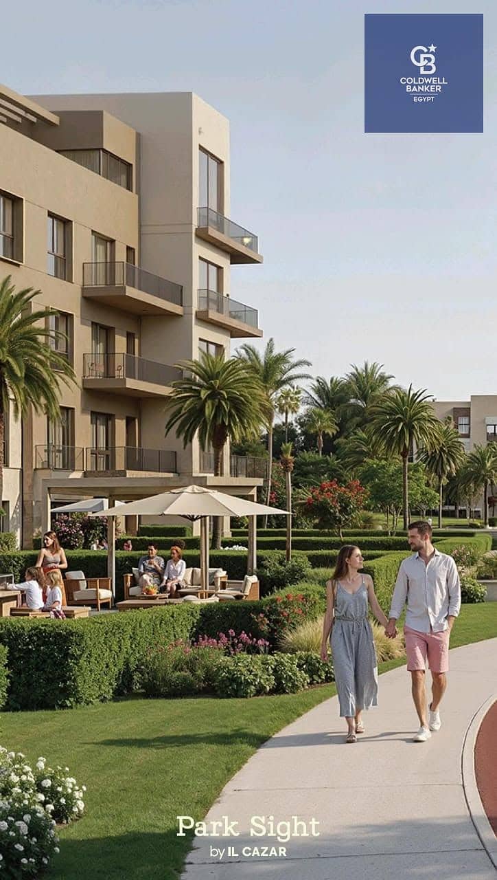 Apartment for sale with a prime view - next to La Vista and Palm Hills - 10% down payment and installments over 8 years – pohled 2