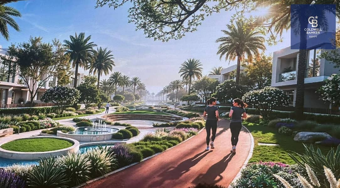 Apartment for sale with a prime view - next to La Vista and Palm Hills - 10% down payment and installments over 8 years – pohled 3
