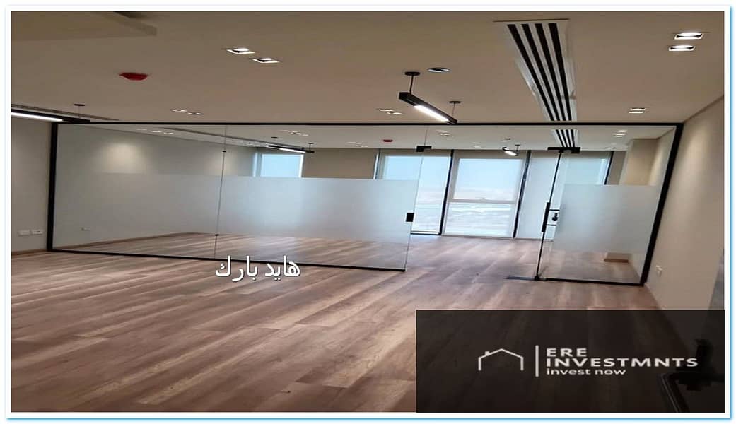 114 sq m administrative office for rent at a bargain price, ultra-modern, in Hyde Park, New Cairo, Fifth Settlement - ready for immediate viewing - Vista 4