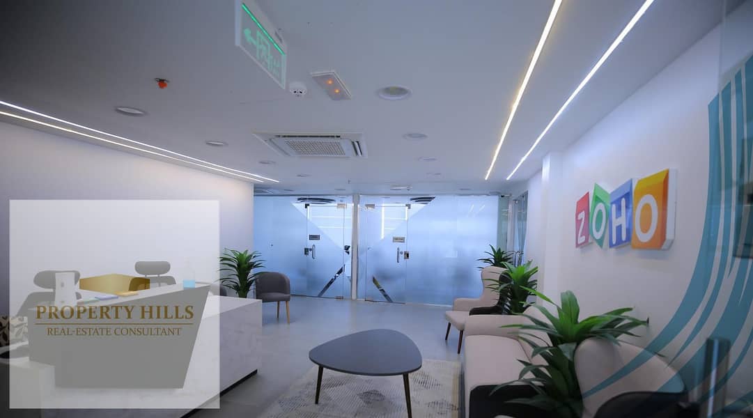 Fully finished administrative office with air conditioning for sale, immediate occupancy, ground floor in Fifth Settlement - Widok 2