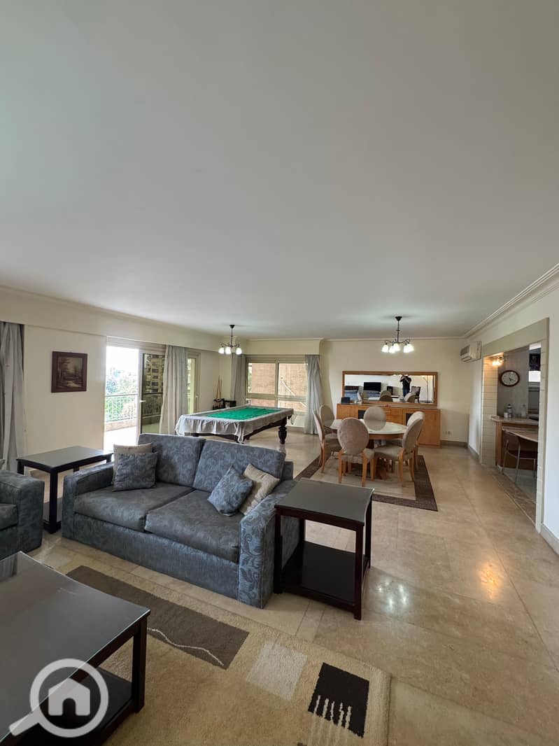 Furnished apartment for rent in Degla, Maadi, 4 air-conditioned rooms - Widok 2