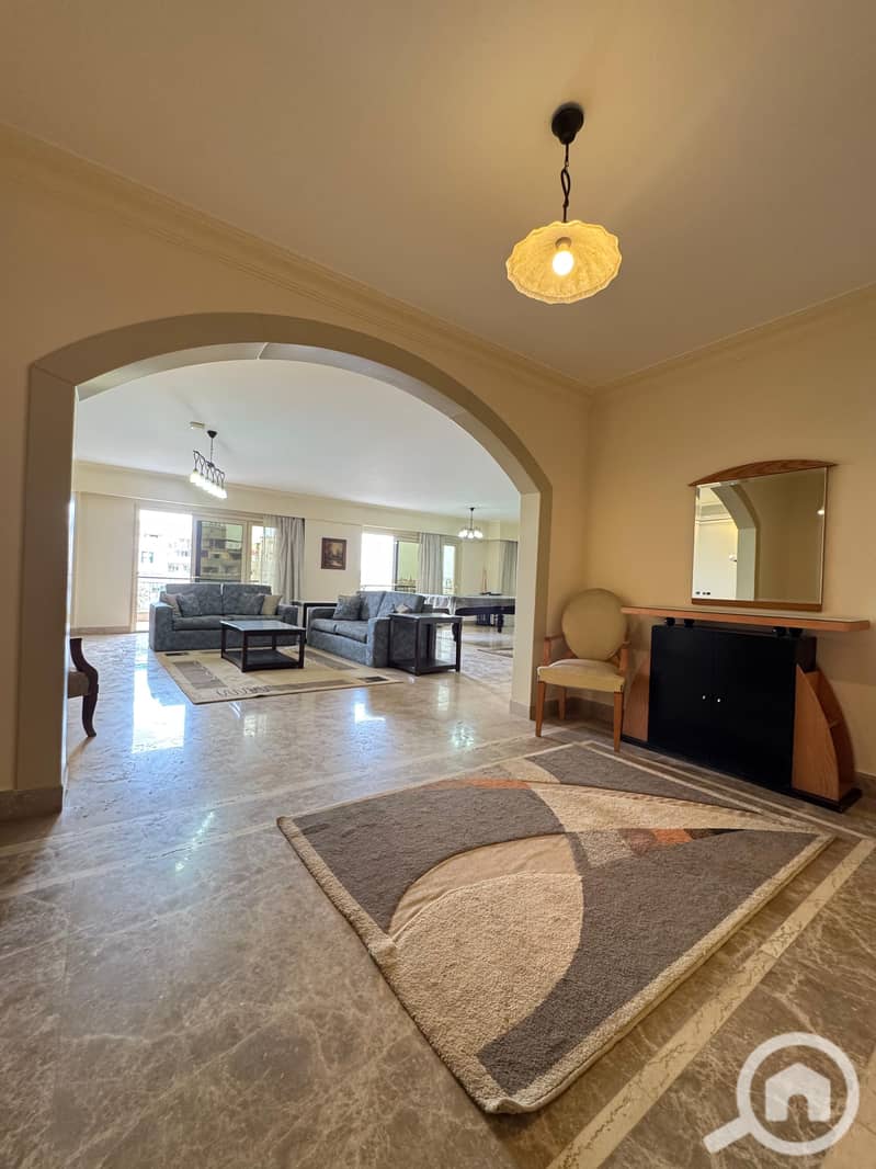 Furnished apartment for rent in Degla, Maadi, 4 air-conditioned rooms - Widok 3